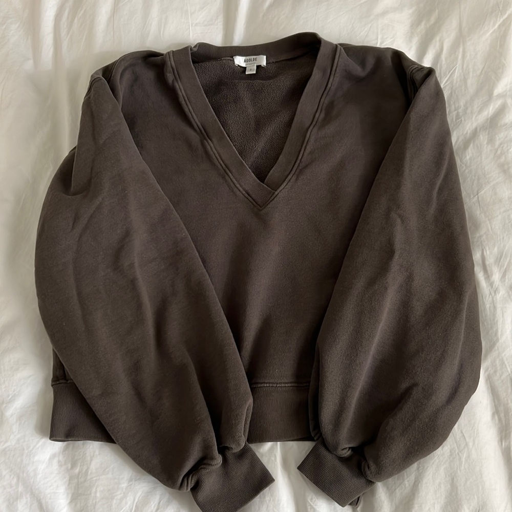 AGOLDE V-Neck Sweatshirt
